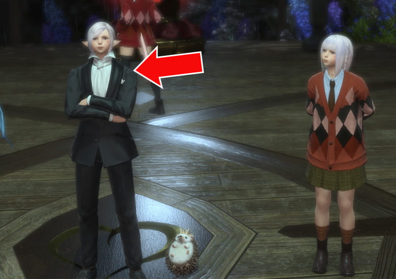 クエストはステージにいる、タキシード姿が似合うこの方。