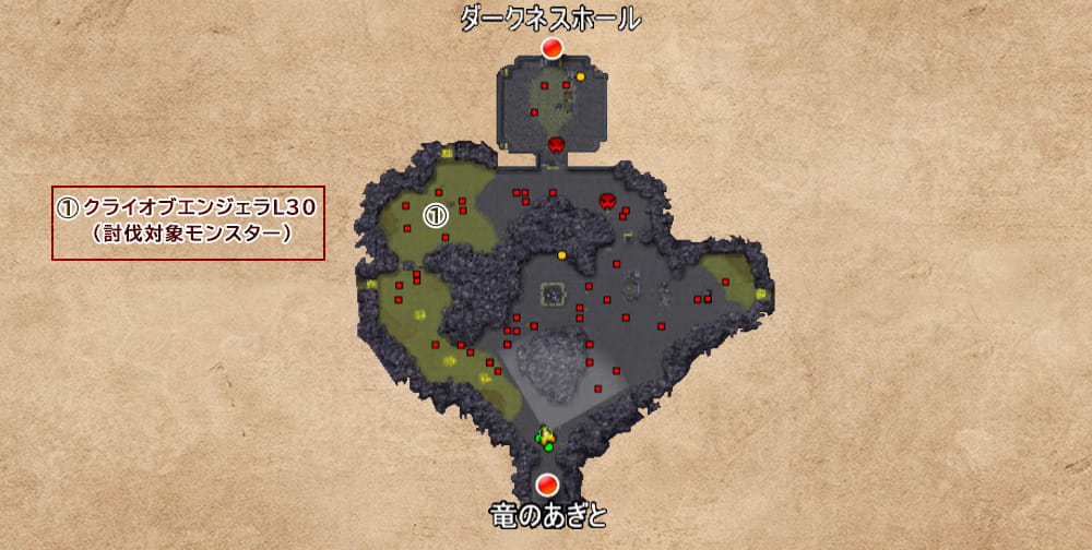 ボスはマップ左上付近に出現